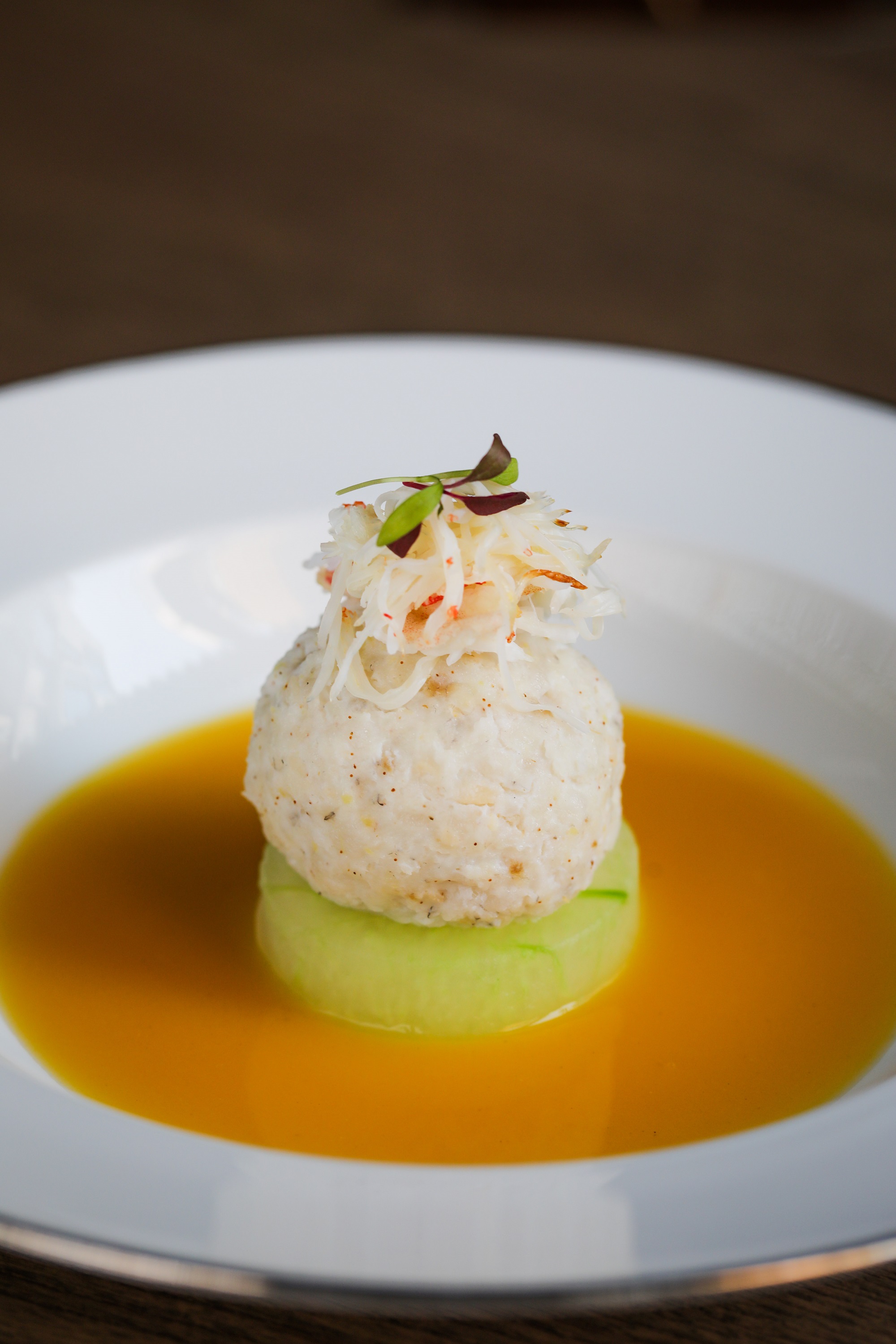 Double-boiled Pork Meatball with Matsuba Crab Meat and Yellow Croaker